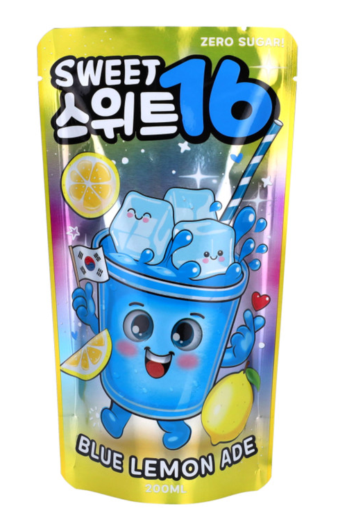 SWEET16 ADE ZMEURA ALBASTRA KOREA 200ML 3 SWEET16 ADE ZMEURA ALBASTRA KOREA 200ML